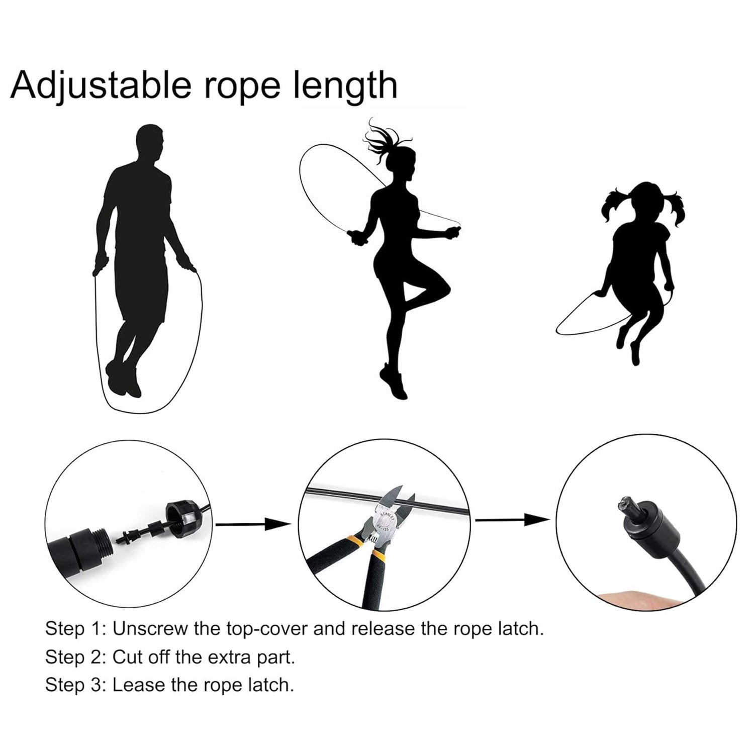 High-Speed Skipping Rope with Foam Padded Handles (1 Pc) High-Speed Skipping Rope with Foam Padded Handles (1 Pc)